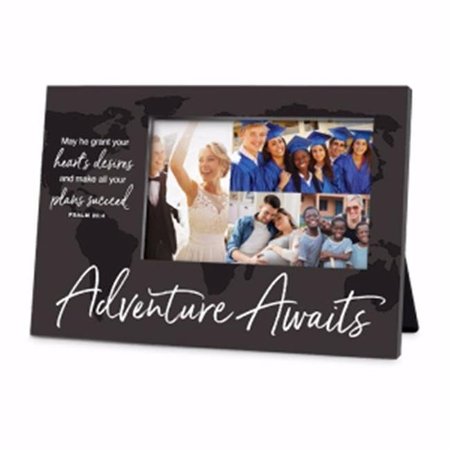 LIGHTHOUSE CHRISTIAN PRODUCTS Lighthouse Christian Products 135505 Photo Frame - Adventure Awaits No.16133 135505